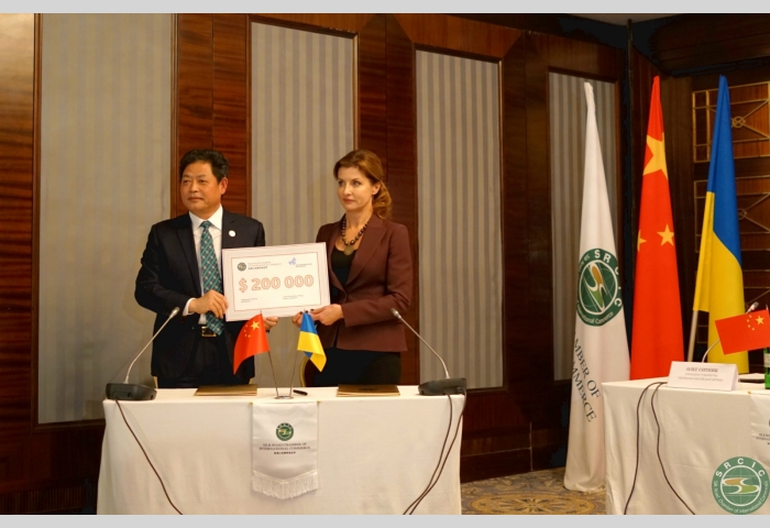 3 Donation of USD 200 thousand from Silk Road Sunshine to POROSHENKO CHARITY FOUNDATION for supporting the education of the disabled